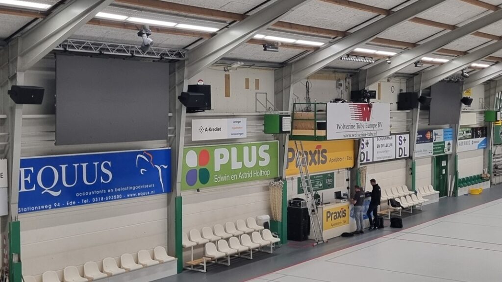 Geluidsinstallatie sporthal